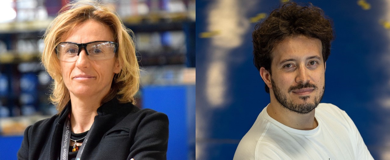 Claudia Schipani, Principal Engineer, Controlled Title Holder (CTH) for Additive Manufacturing and Vincenzo di Toma, Senior Engineer, CTH for Electron Beam Melting