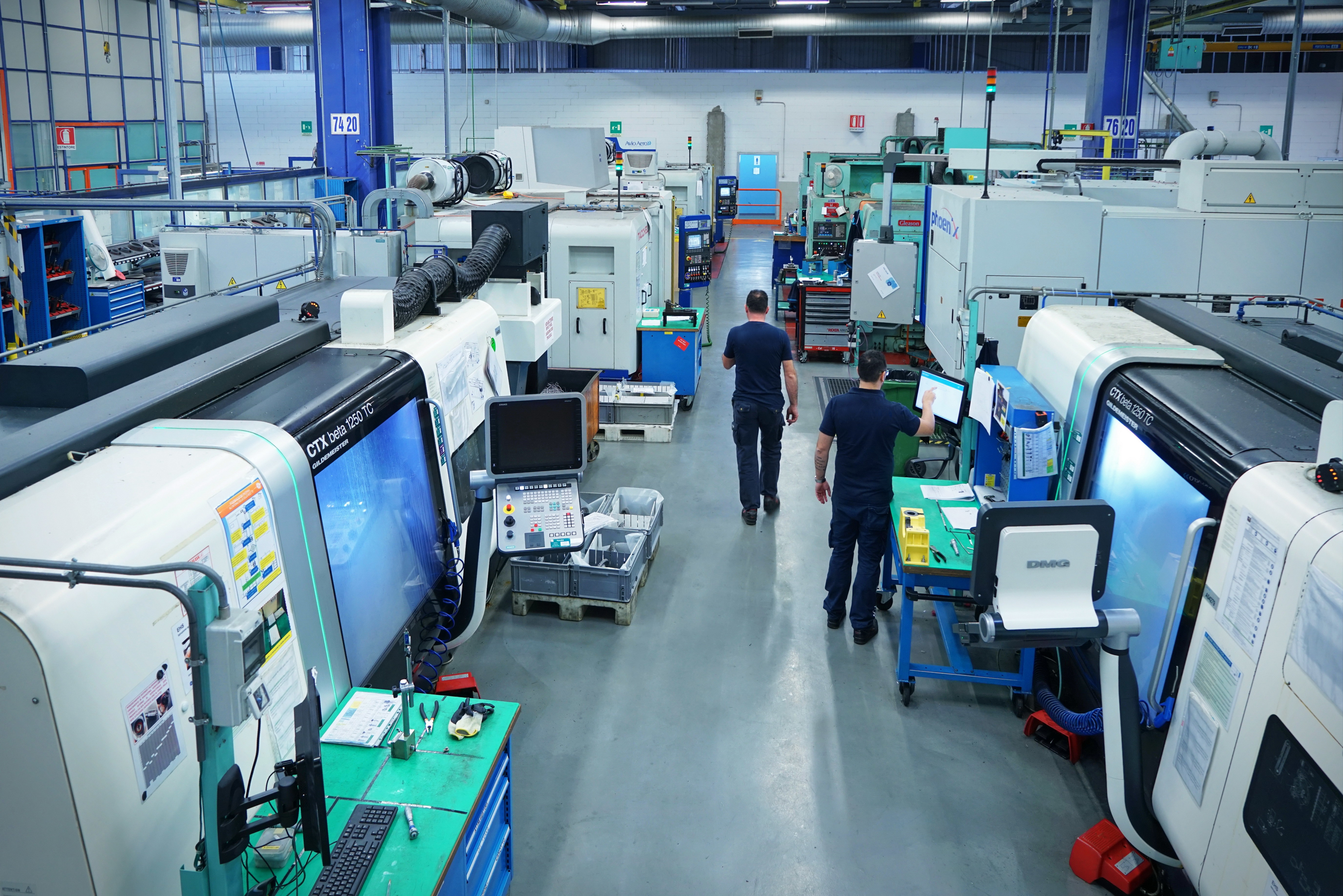 Production line at the Rivalta plant