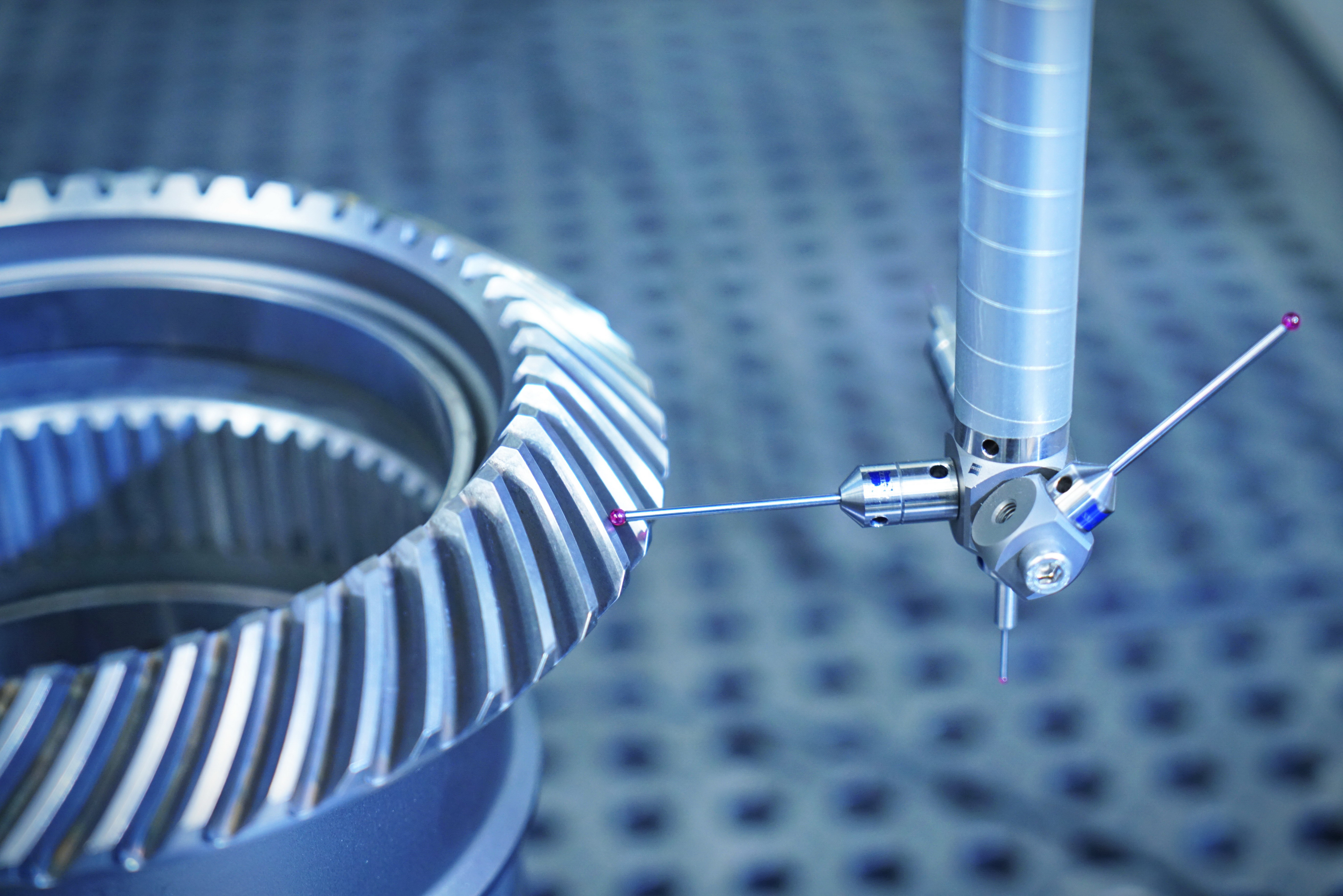 Quality inspection of an aircraft engine component